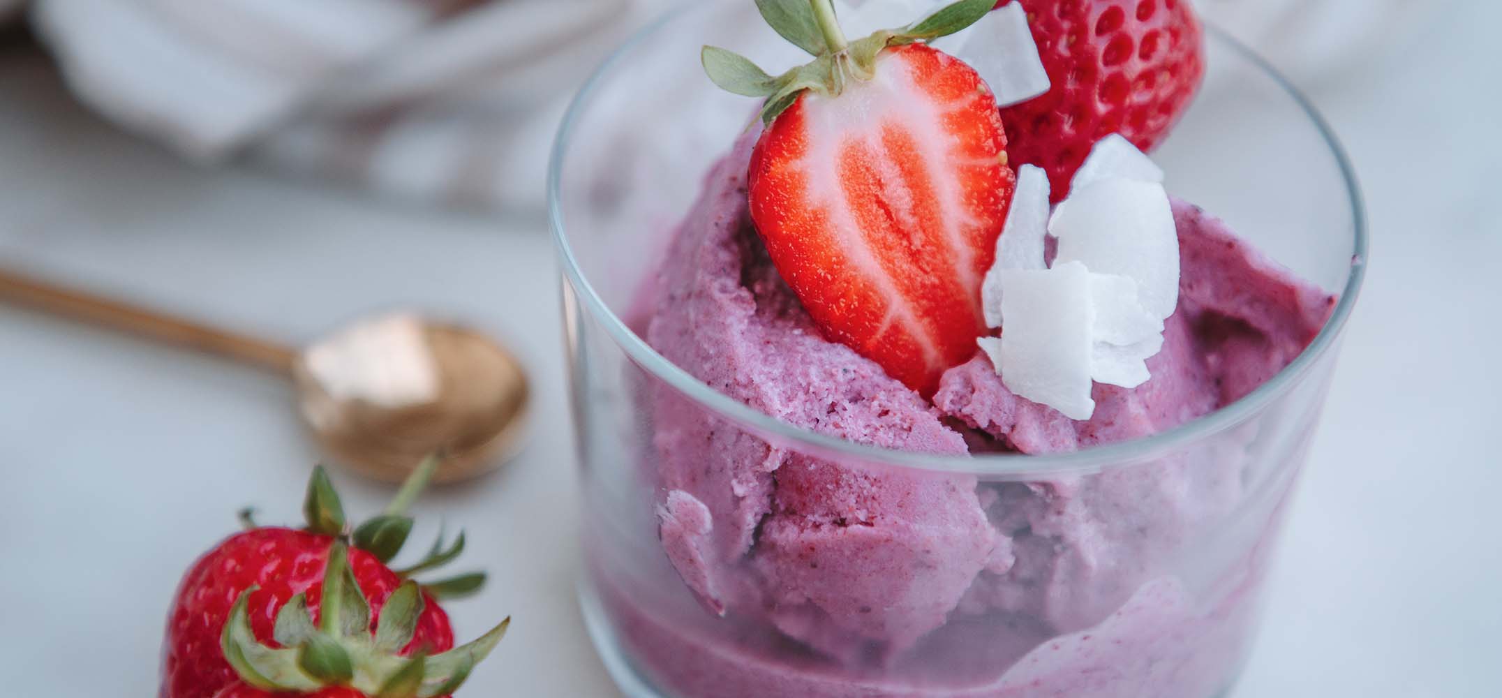 Berry Coconut Ice Cream