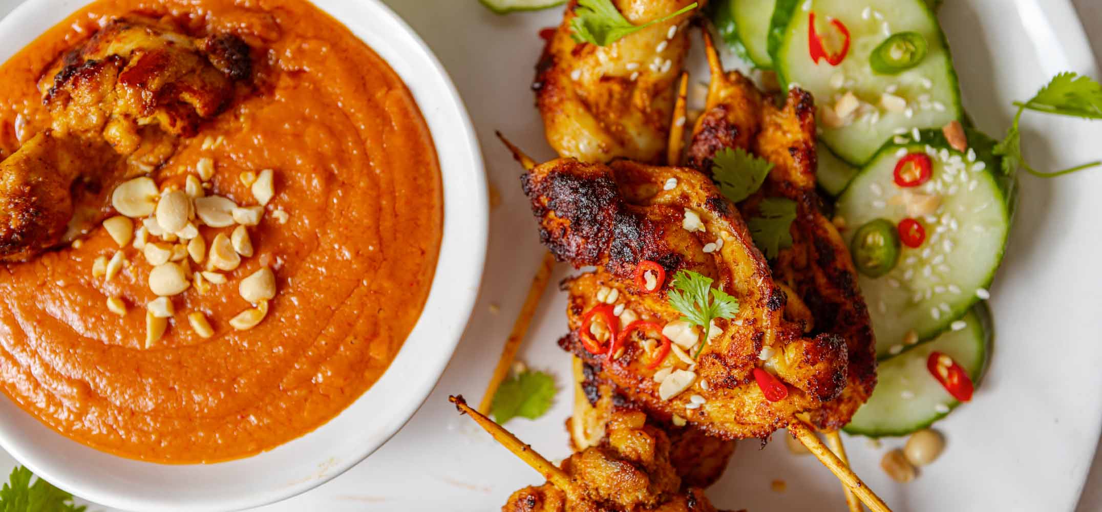 Thai Chicken with Creamy Peanut Sauce