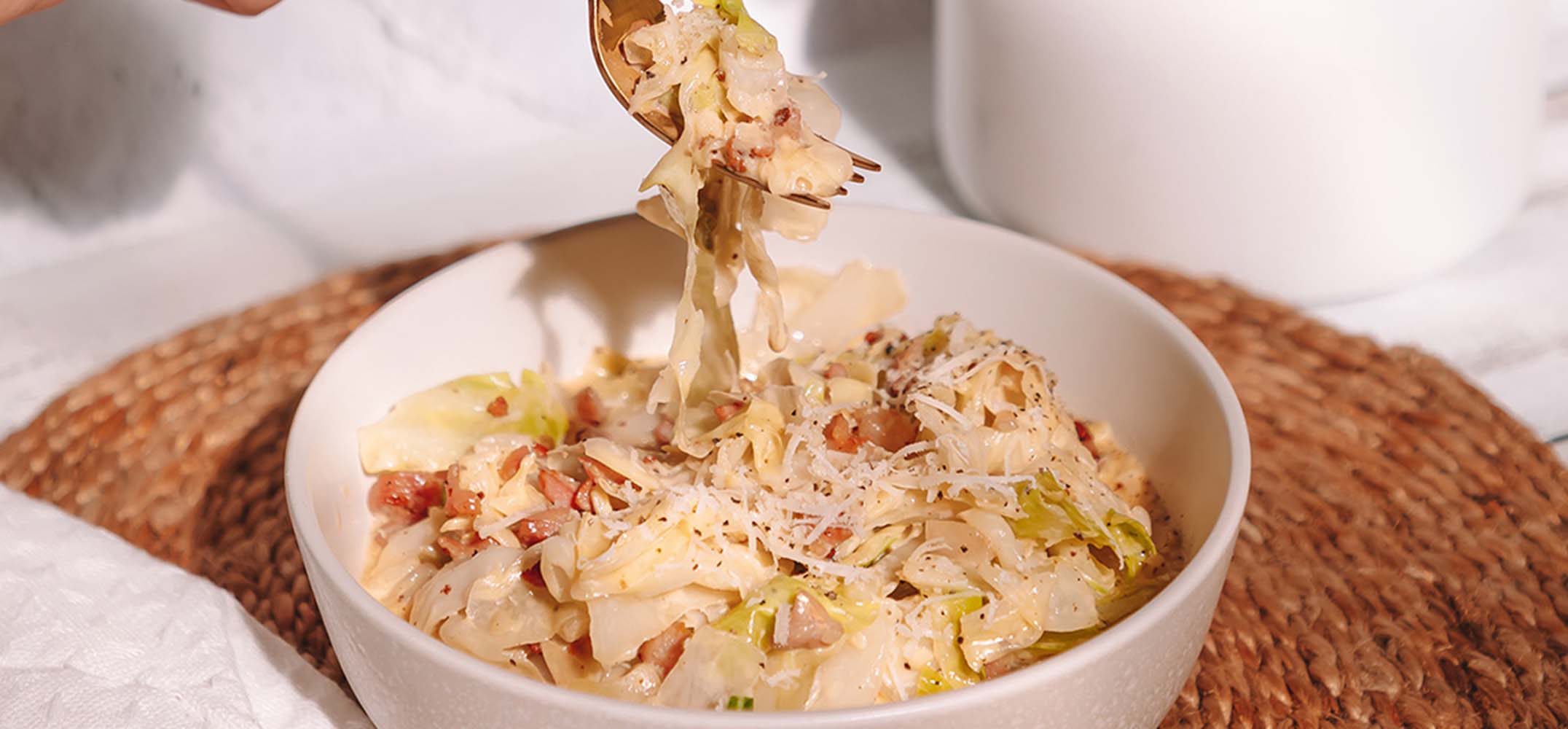 Cabbage Carbonara