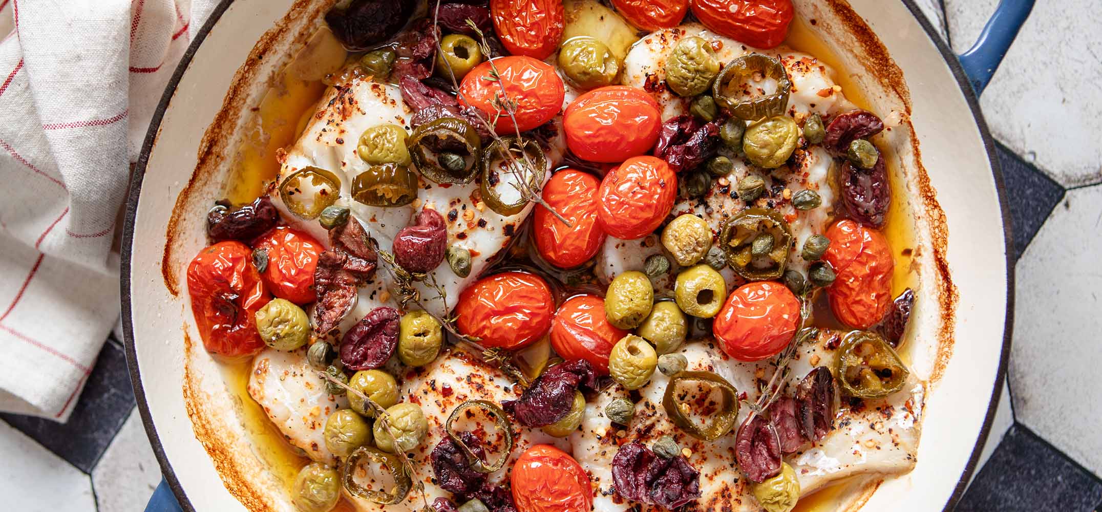 Mediterranean Baked Hake