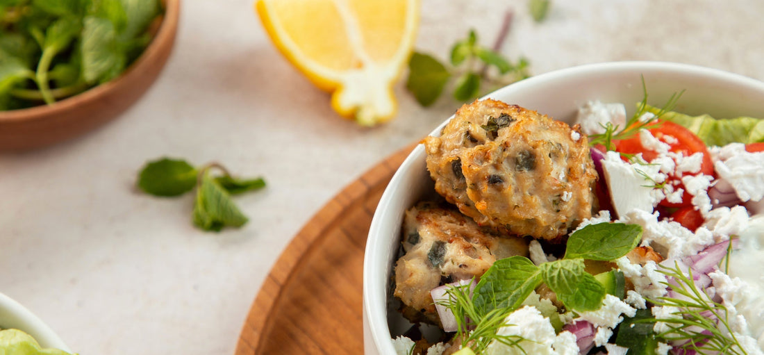 Greek Chicken Meatballs