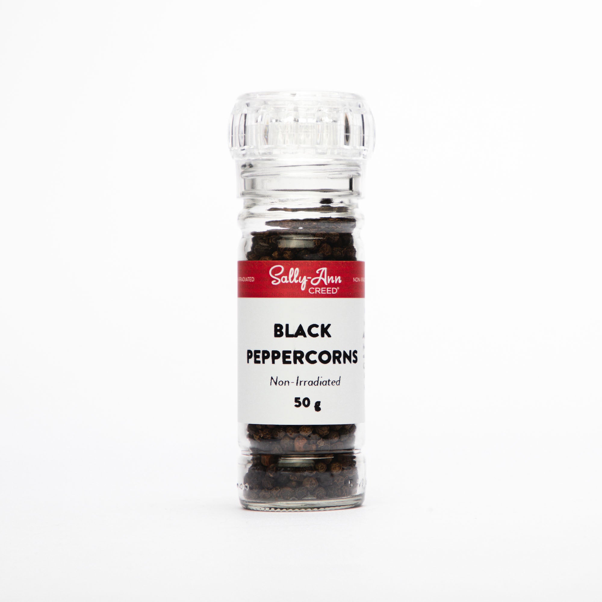 Black Peppercorns with Grinder (Non-irradiated)
