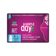 Gentle Day Organic Heavy Flow Pads 8's