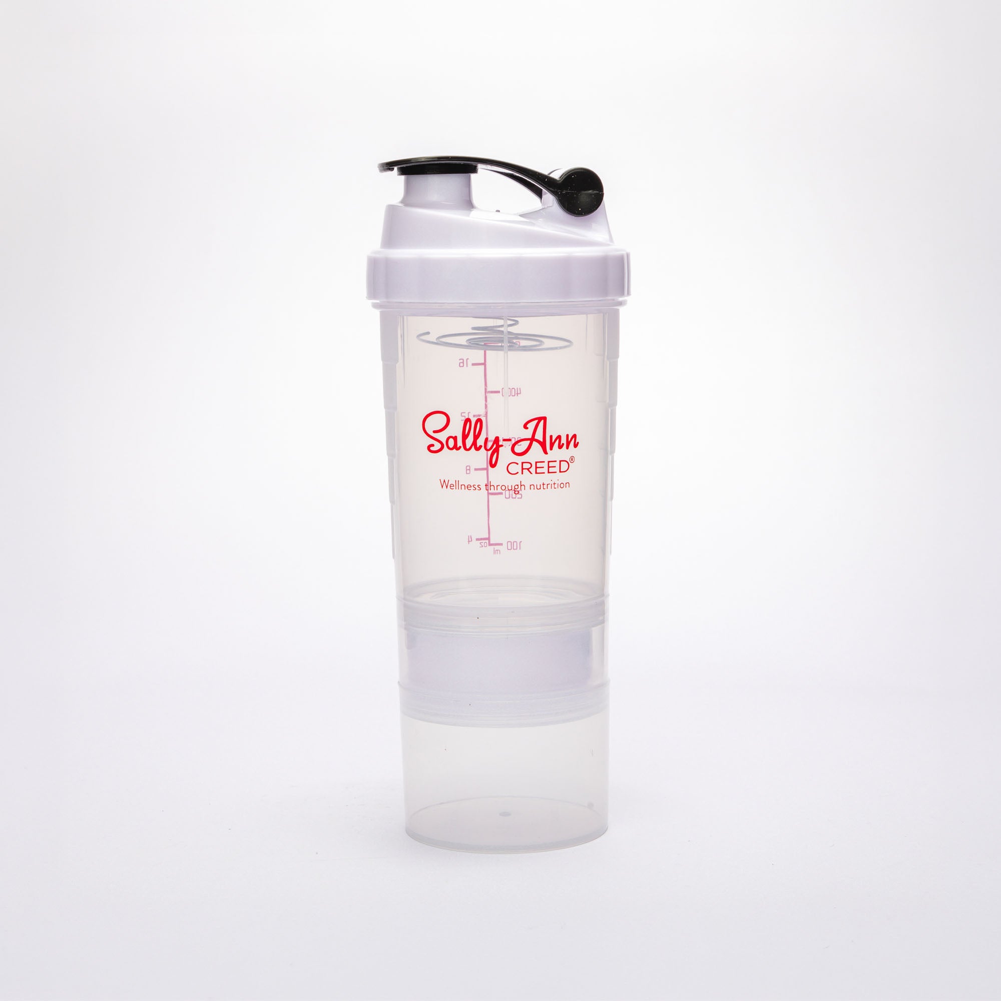Two Compartment Protein Shaker Bottle