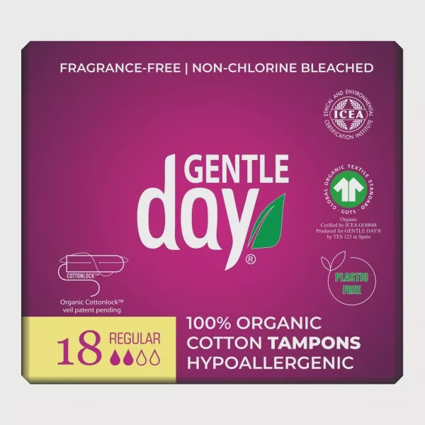 Gentle Day Tampons Regular 18s