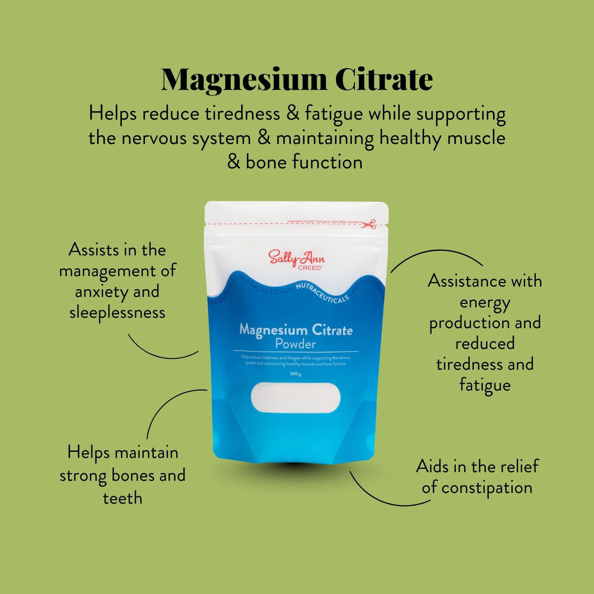 Magnesium Citrate Powder