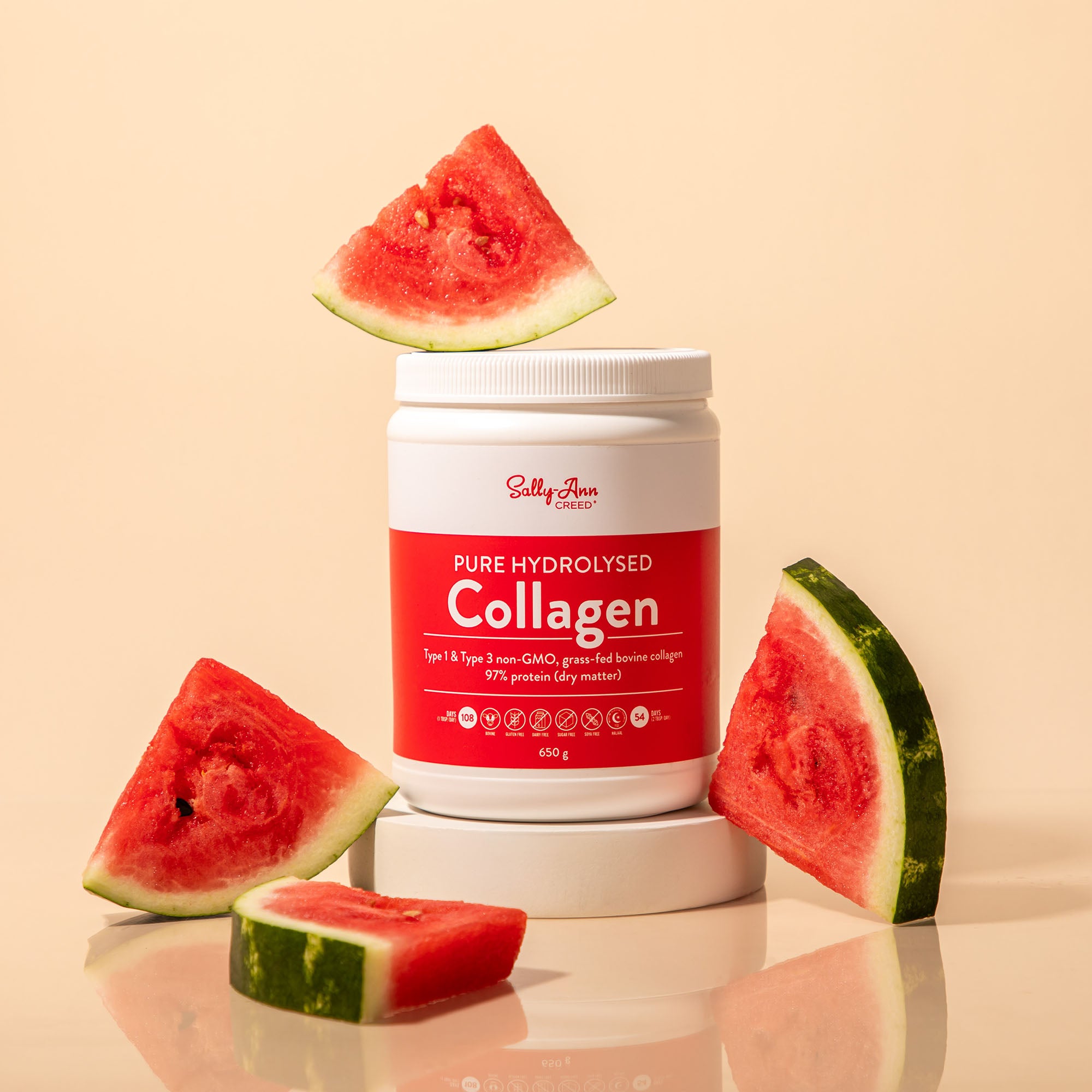 Pure Hydrolysed Collagen Tub – Sally-Ann Creed