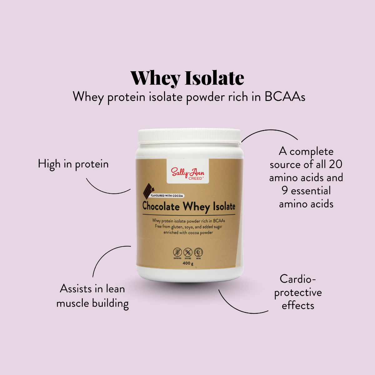 400g Chocolate Whey Isolate