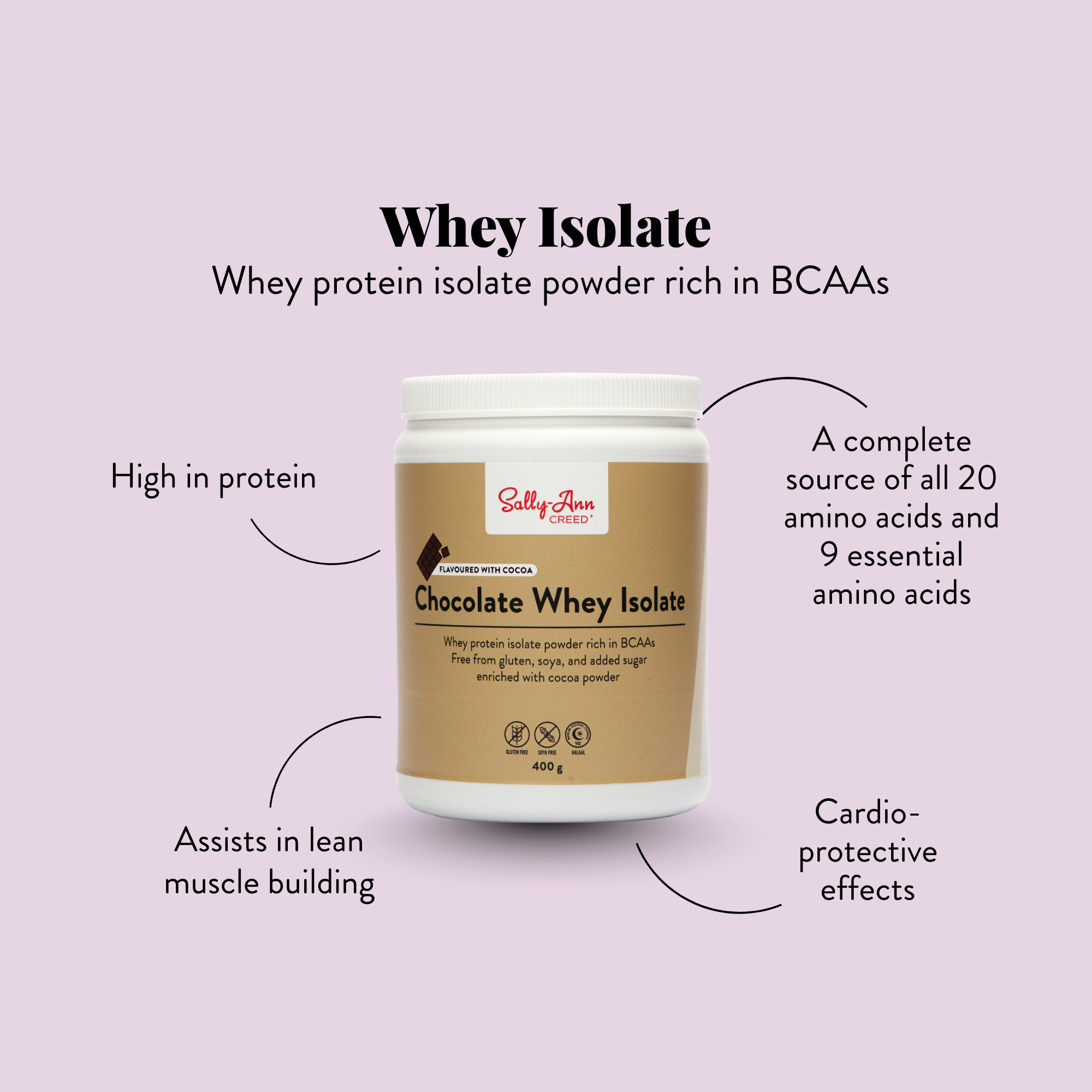 400g Chocolate Whey Isolate