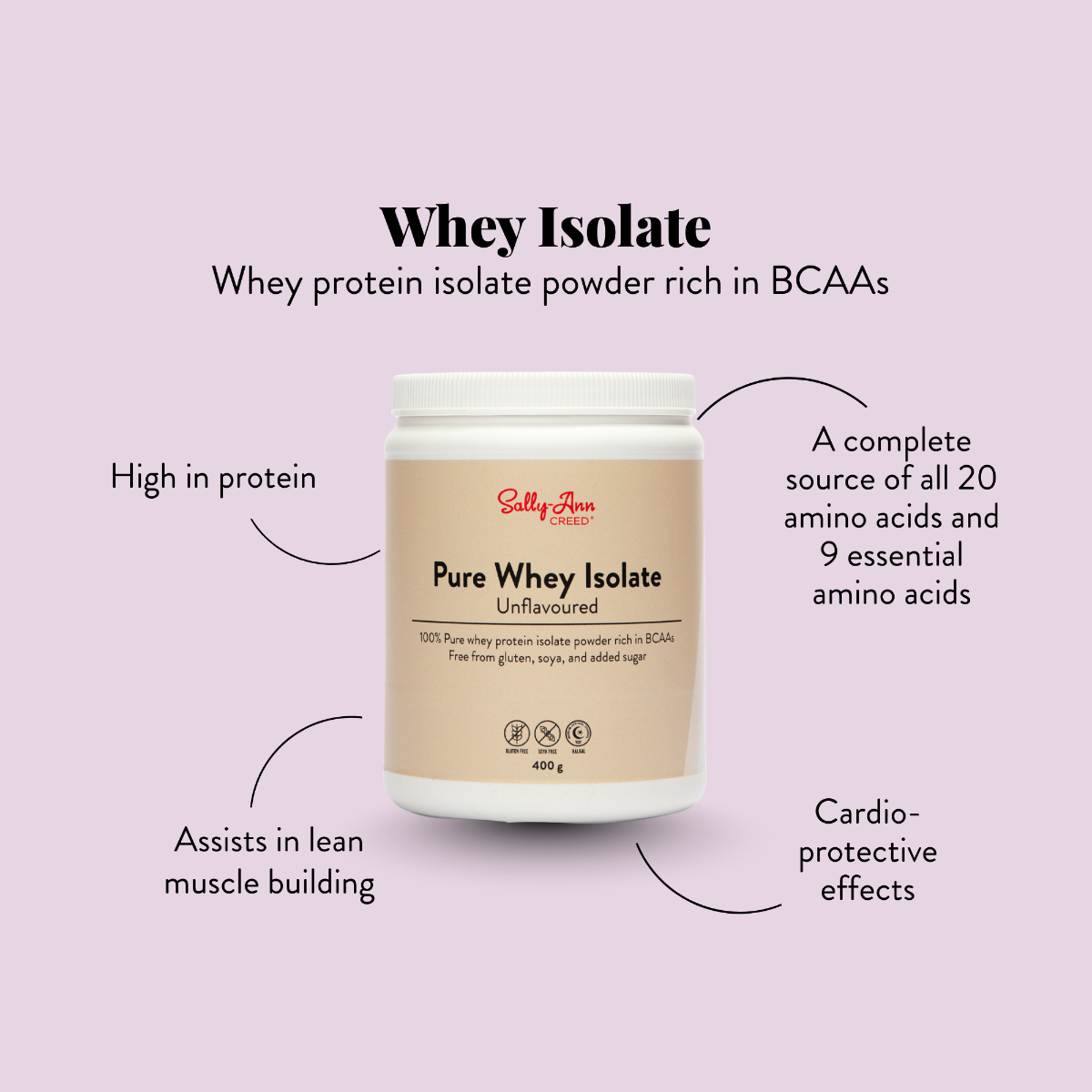 400g Pure Whey Isolate (Unflavoured)