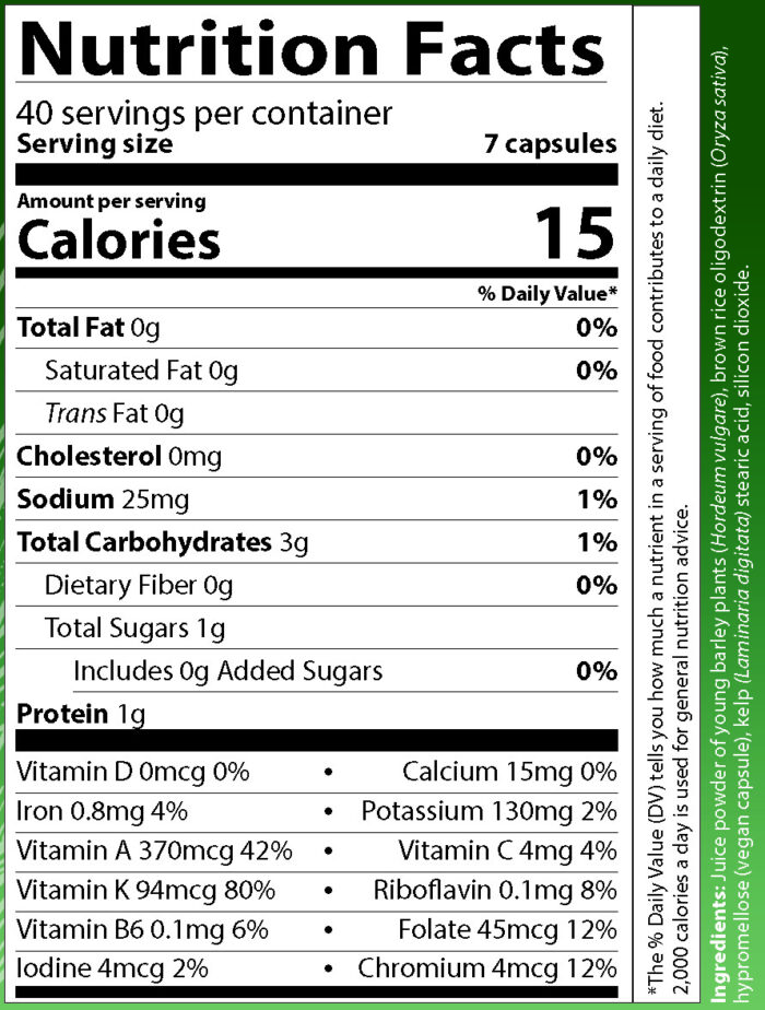 BarleyLife Vegicaps - AIM - Image 2