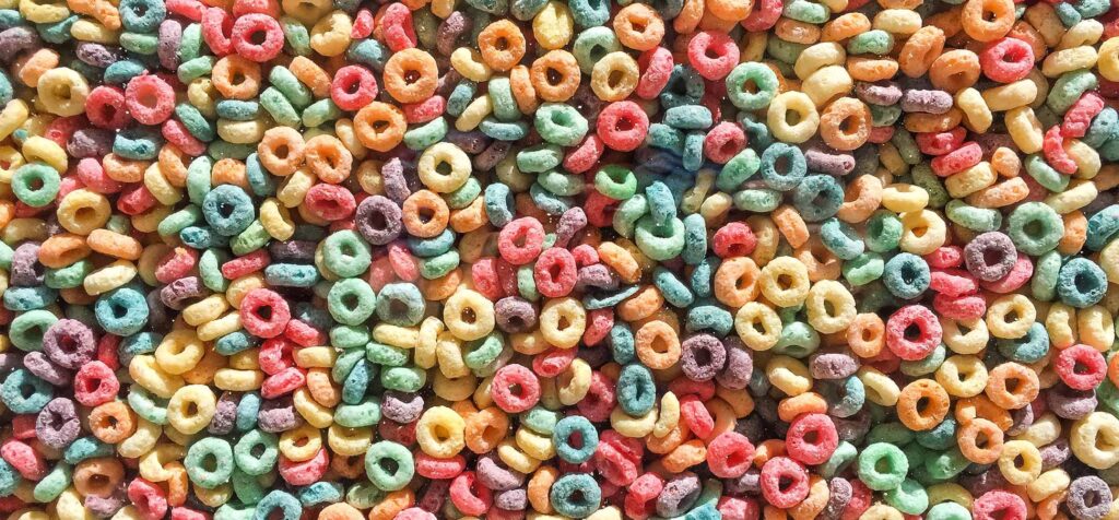 Sugar-rich cereal